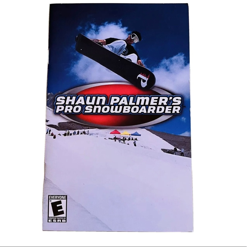 NO GAME Manual Only For Shaun Palmer's Pro Snowboarder Sony PlayStation 2